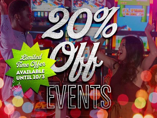 20% Off Events
