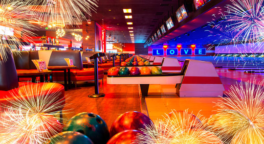 bowling lanes
