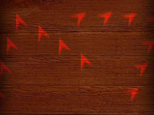 Wood background with red arrows