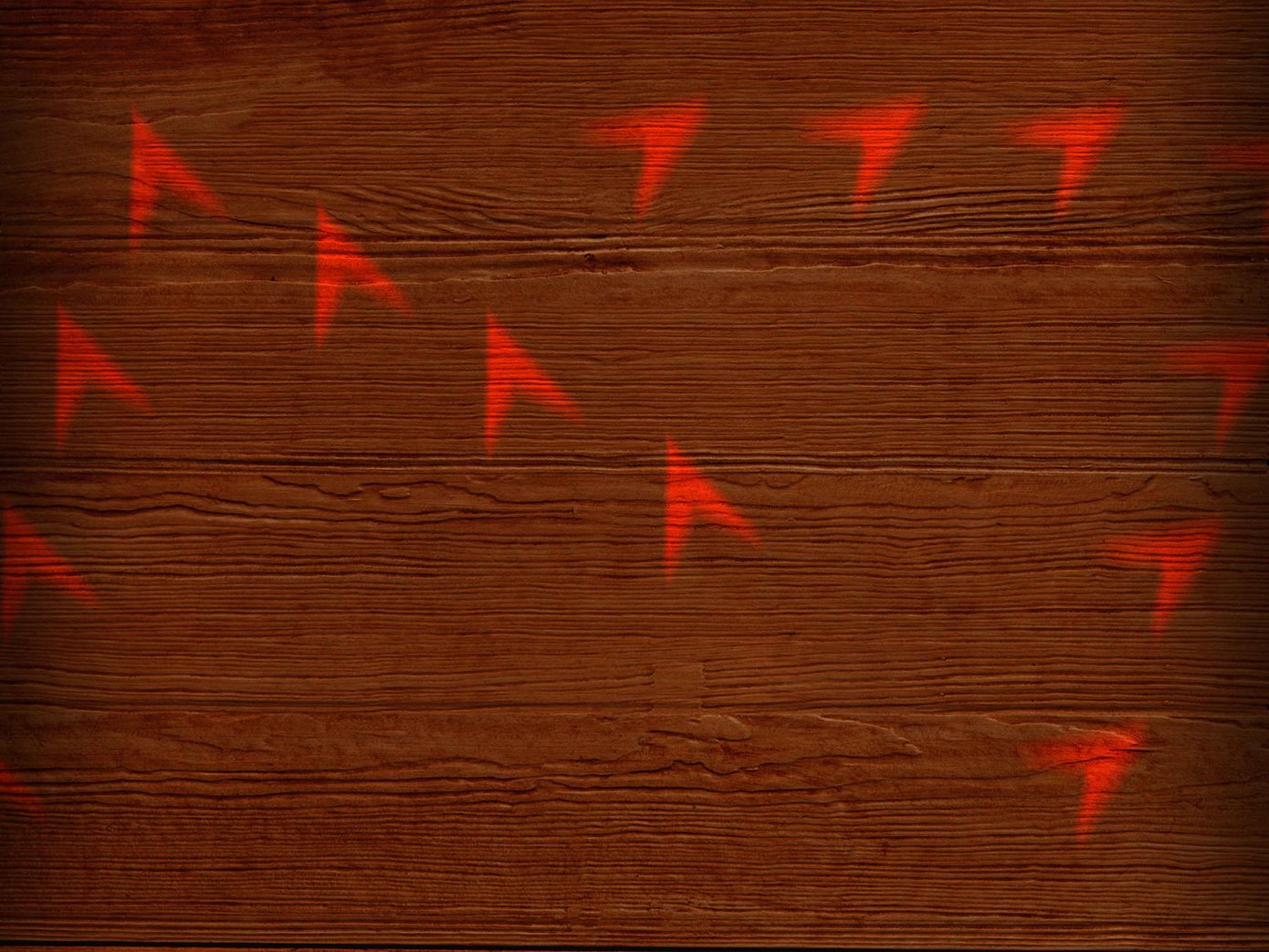 Wood background with red arrows