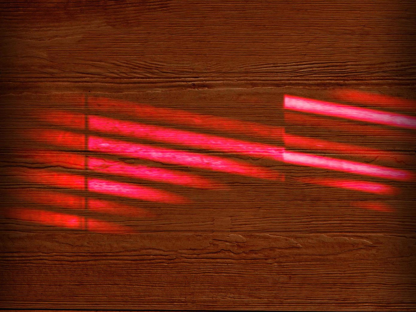 Wood background with red